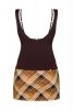 Strój kąpielowy Riddhi  Brown Brązowy LC 19057 LivCo Corsetti Fashion rozmiar - XL